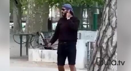 Suriyalı qaçqın Fransada azyaşlıları bıçaqladı - Video  