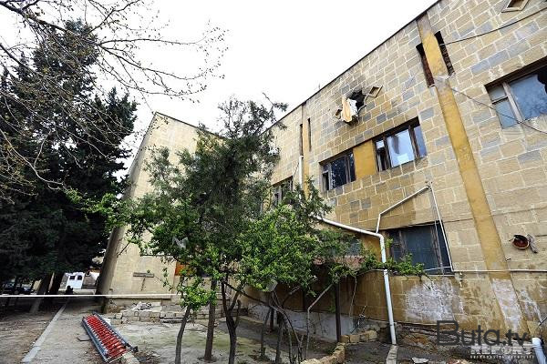  Bakıda yataqxana binasında yanğın  
