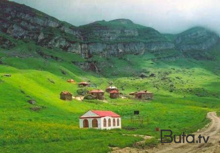  Qusar dağlarına qar yağdı - Video  