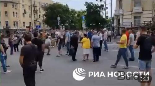  Rostovda əhali arasında dava - Video  