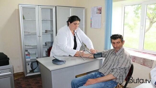  Söyüdlü kəndinin sakinləri müayinə edilir - Foto  
