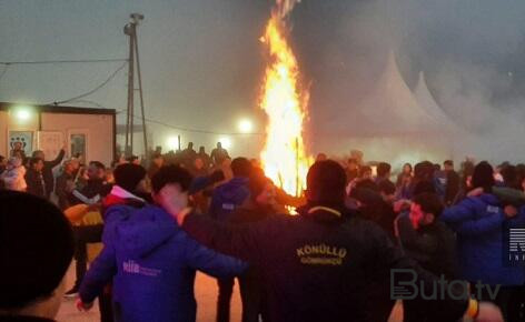  Şuşada Novruz tonqalı qalandı - Foto  