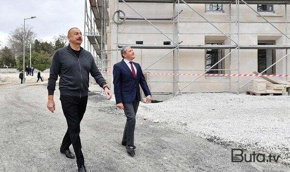  Prezident Füzulidə bu məktəbin tikintisi ilə maraqlandı  