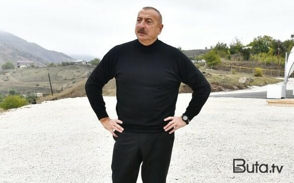  Prezident və xanımı Hadrutda məktəb layihəsi ilə tanış oldu  