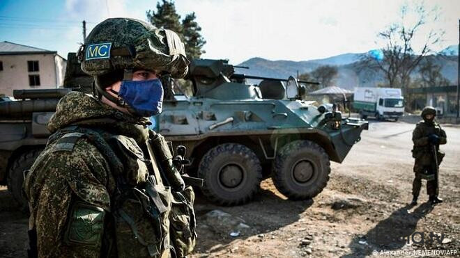  Rus sülhməramlıları Laçın postundan belə keçir – Video  