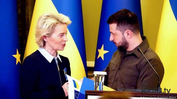  Leyen Kiyevə gəldi  