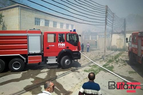  Zaqatalada məktəb binasında yanğın oldu  