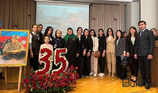  Şəhid Amid Heydərovun xatirəsinə həsr olunan tədbir - Foto  