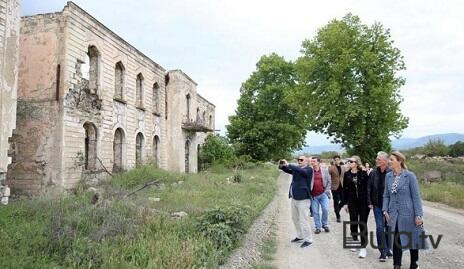  Xorvatiya parlamentinin nümayəndə heyəti Ağdamda - Foto  