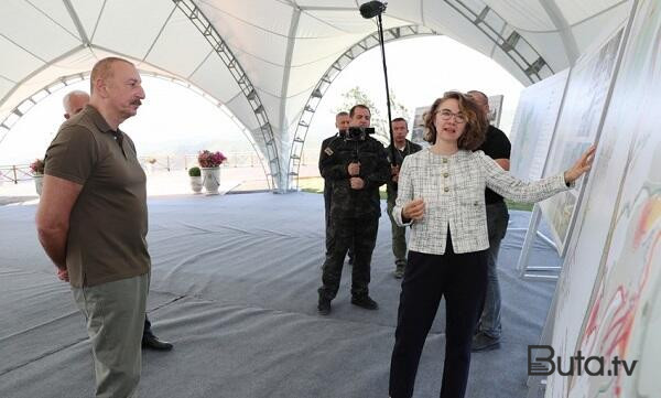 İlham Əliyevə Laçının baş planı təqdim olundu  