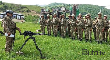 Hərbi vəzifəlilərin təlim toplanışı başa çatdı - Video  