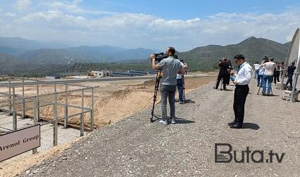 Media nümayəndələri Laçında - Foto  