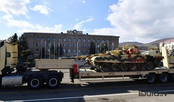  Separatçıların texnikaları Xankəndiyə gətirildi - Foto  