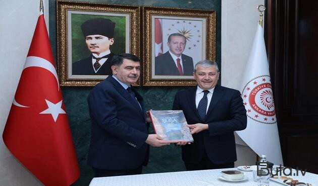  Aydın Kərimov Ankara valisi ilə görüşdü  