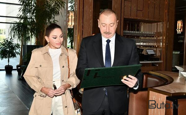  İlham Əliyev və xanımı İsmayıllıda  