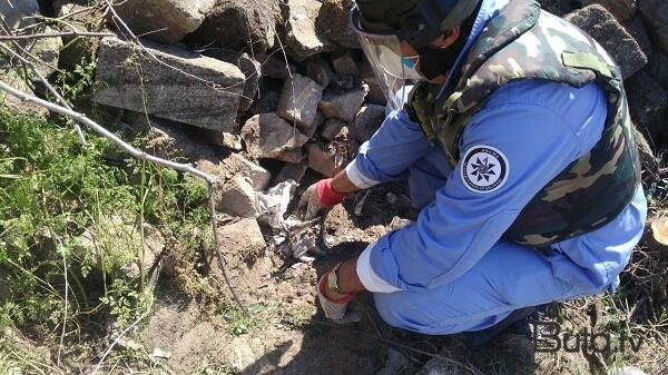  Bakıda əl qumbaraları tapıldı - Video  