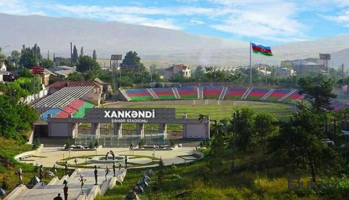  Xankəndi stadionunda futbol oynadılar - VİDEO 