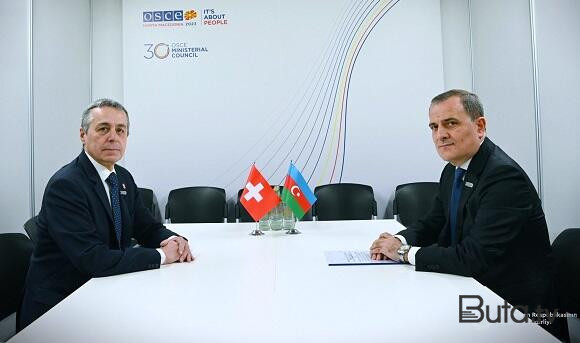  Bayramov İsveçrənin XİN başçısı ilə görüşdü  