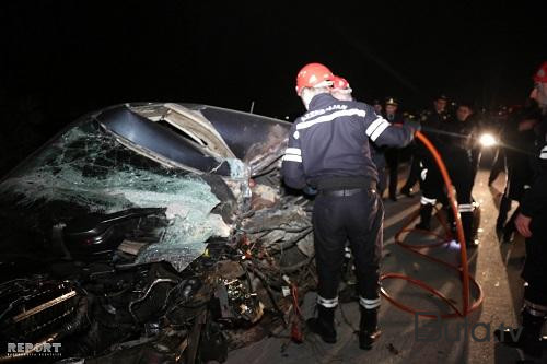 Kürdəmirdə ağır qəza: yaralılar var  