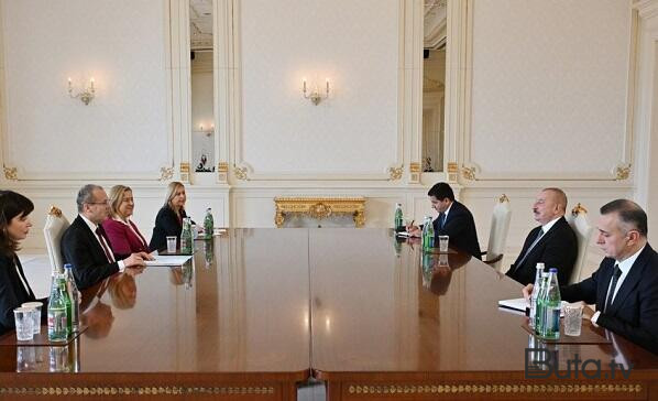  İlham Əliyev ÜST rəsmisi ilə görüşdü  