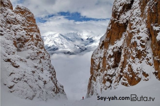  Şahdağa sulu qar yağdı  