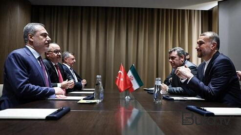  Hakan Fidan iranlı həmkarı ilə görüşdü  