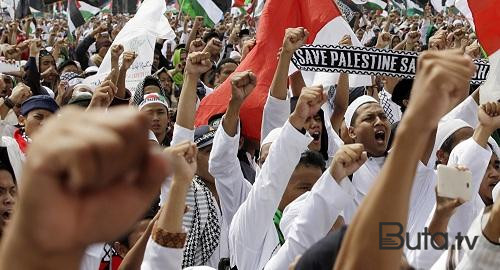  Yəməndə minlərlə insan Fələstin üçün küçələrə axışdı - Video  