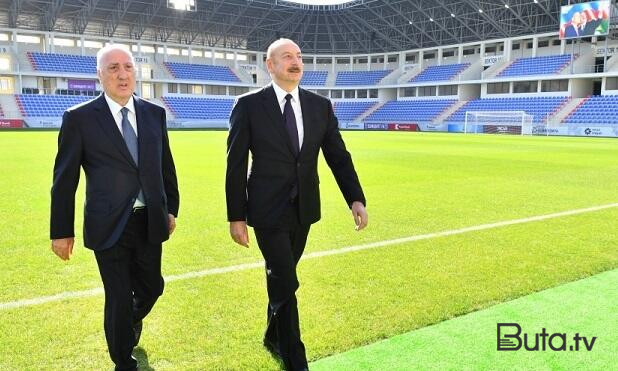  Prezident Sumqayıt stadionunda - FOTO 