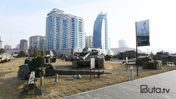  Hərbi Qənimətlər Parkına yeni qənimət gətirildi - FOTO 