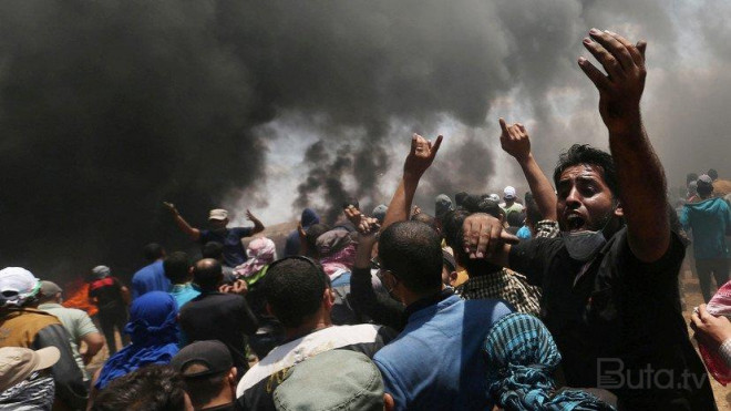  1,4 milyon fələstinli Qəzzanın cənubuna qaçdı  