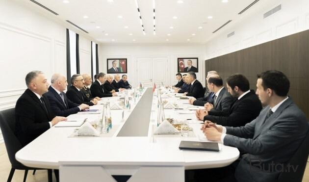  Vilayət Eyvazov Türkiyə DİN rəhbəri ilə görüşdü - Foto  