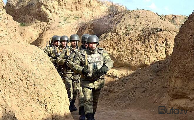  Azərbaycan hərbçiləri Xankəndi küçələrində - Yeni video 