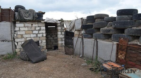  Xocavənddə tərk edilmiş döyüş mövqeyi - Video  