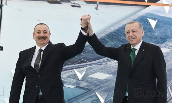  Prezidentlər hərbi kompleksin açılışında  