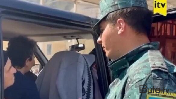 Sərhədçimizin erməni sakinlərə sualı gündəm oldu - Video  