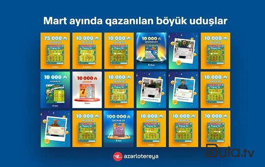  “Poz-Qazan” oyunlarında martda 16 böyük uduş qazanılıb  