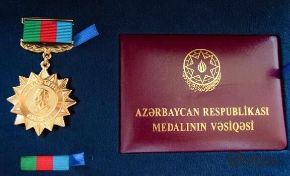  Abdolbari Gözəl medalla təltif olundu - Foto  