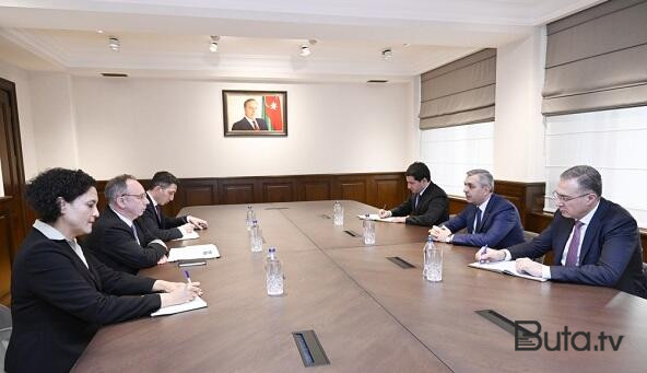  PA rəhbəri Aİ Bankının baş direktoru ilə görüşdü - Foto  