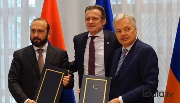  Ermənistan və AB arasında saziş imzalandı - Foto  