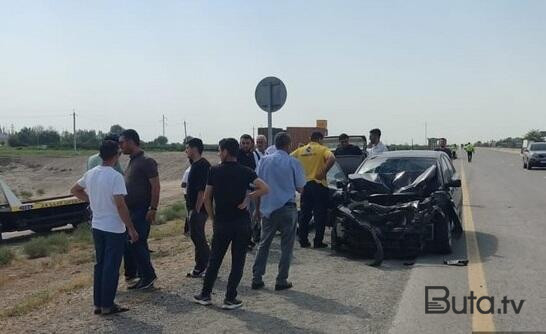  Novxanıda ağır qəza: yaralılar var - Video  