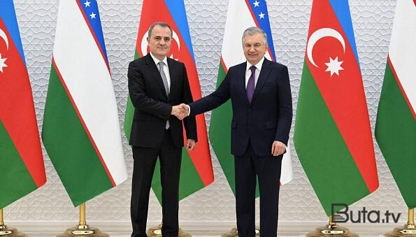  Bayramov Özbəkistan prezidenti ilə görüşdü  