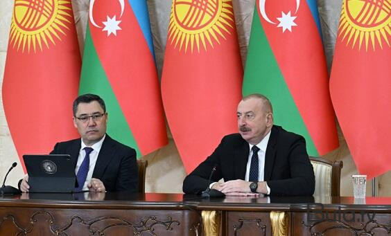  İlham Əliyev Japarovun şərəfinə dövlət ziyafəti verir  