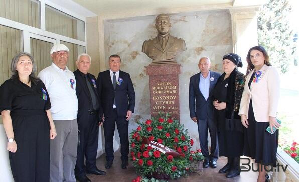  Xətaidə Vətən Müharibəsi Qəhrəmanının büstü açıldı - Foto  