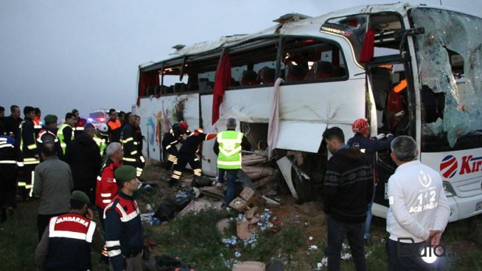  Türkiyədə ağır qəza: 9 ölü, 26 yaralı  