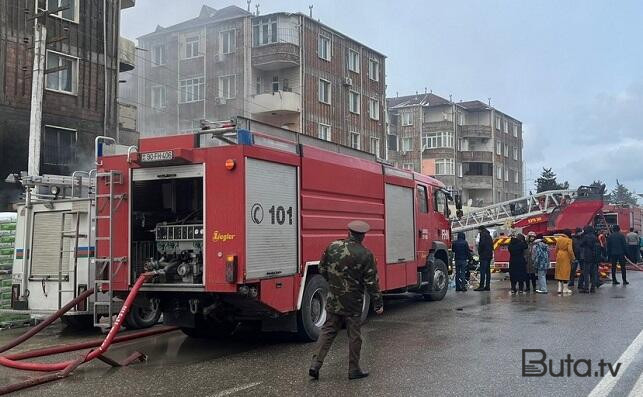  Bakıda yaşayış binasında yanğın: 10 sakin təxliyə olundu  