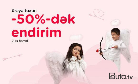  “Kontakt”dan Sevgililər Gününə özəl kampaniya – 50%-dək endirim  