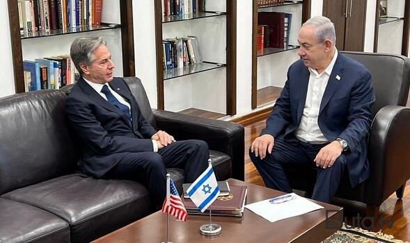  Blinken Netanyahu ilə görüşdü  