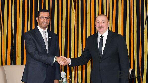  Prezident Münhendə Sultan Əhmədlə görüşdü - Foto  