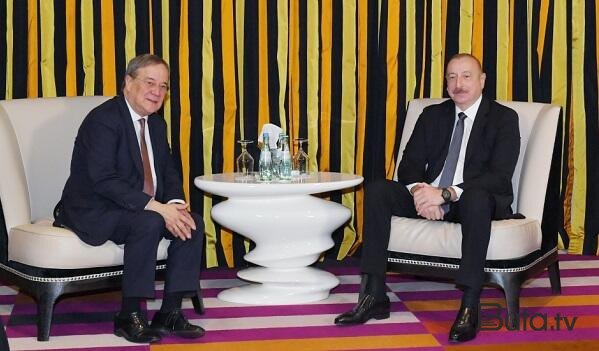  İlham Əliyev Armin Laşetlə görüşdü  