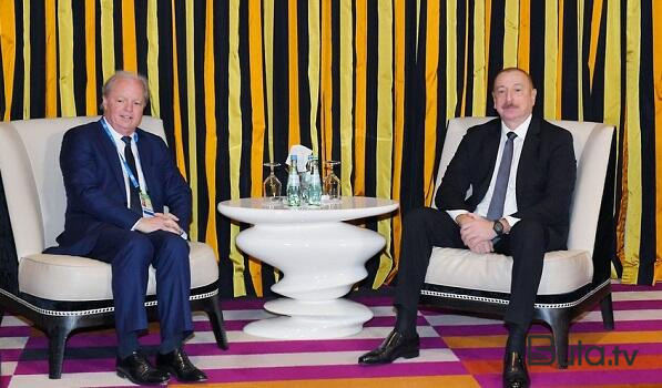  Prezident Aksel Trotsenburqla görüşdü  